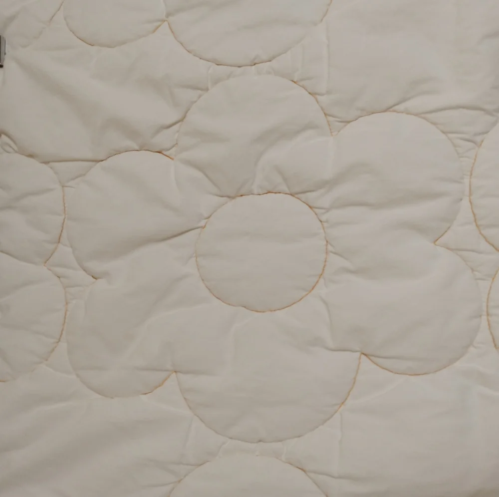 Urban Outfitters Daisy Puff  Quilted Single Standard Sham With Flower Design